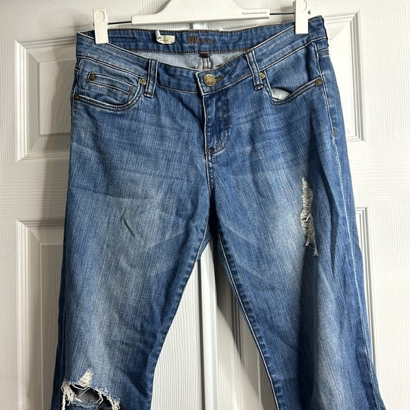 Kut From The Kloth Catherine Boyfriend Jeans Distressed 6 - Picture 2 of 7